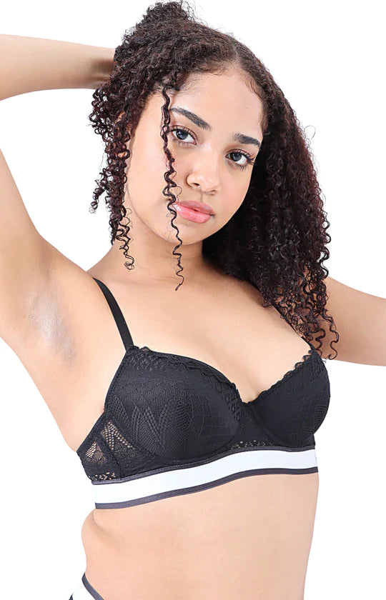 Ladies Black Cleavage Bra