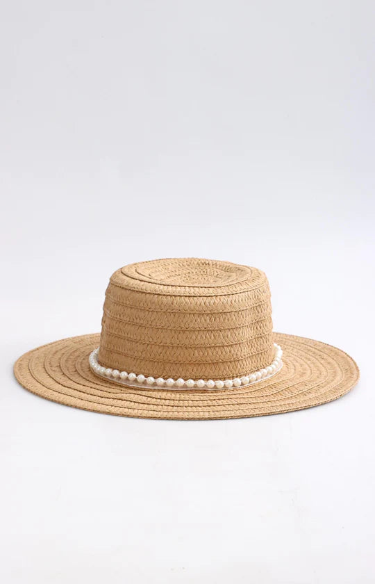 Ladies Black Brim Hat