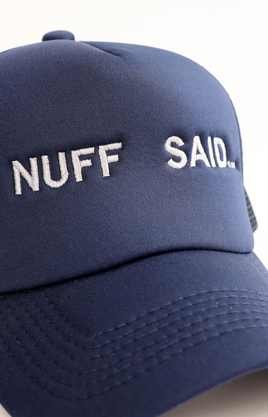 Men Navy Trucker Cap