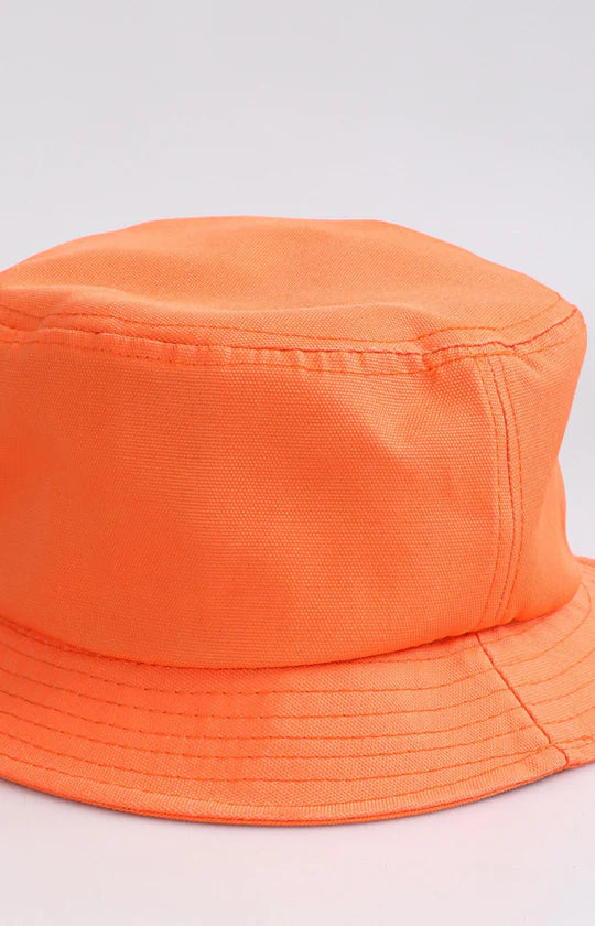 Ladies Orange Bucket Hat