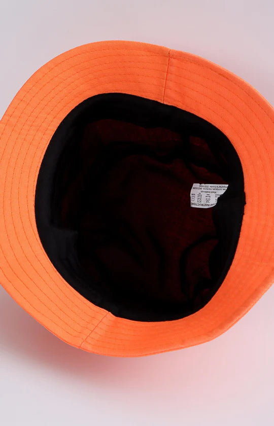 Ladies Orange Bucket Hat