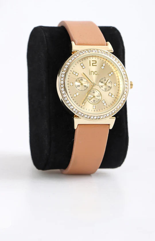 Ladies Tan Watch