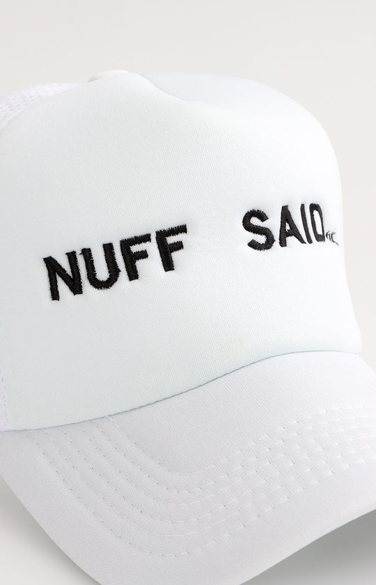Men White Trucker Cap