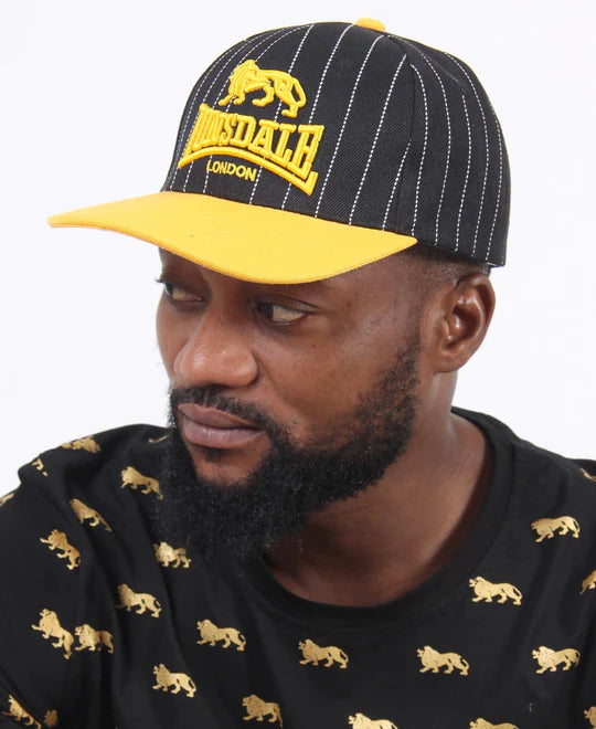 Men's Yellow & Black Lonsdale Cap