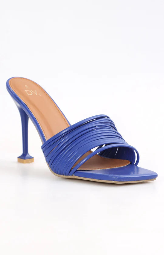 Ladies Blue Chloe Stiletto Heels