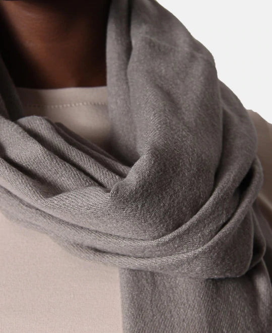 Ladies Dark Grey Pashmina Scarf