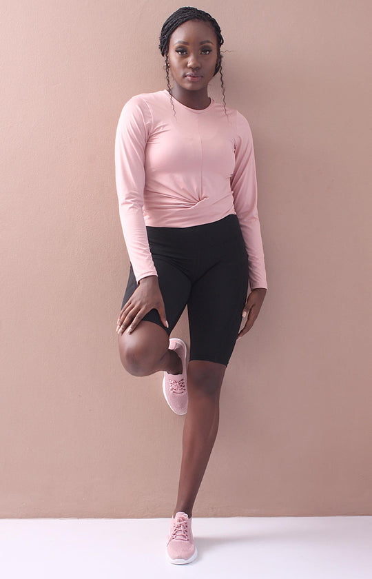 Long Sleeve Training Top - Blush