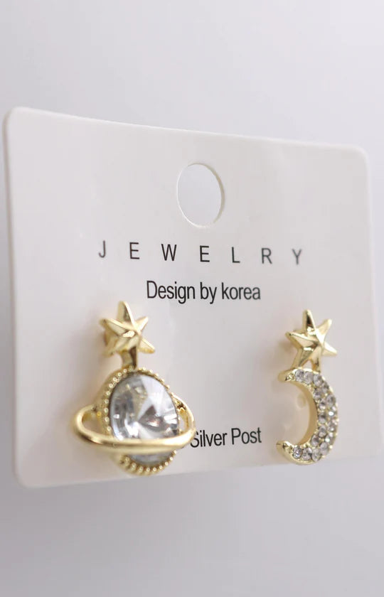 Ladies Gold Earrings