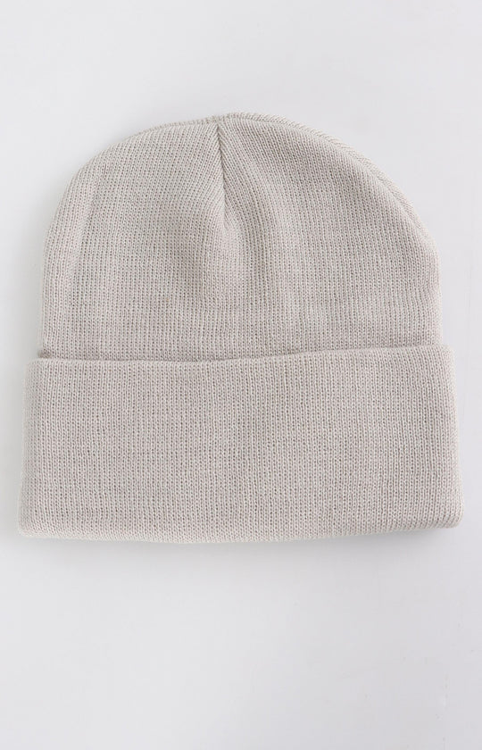 Unisex Light Grey Beanie