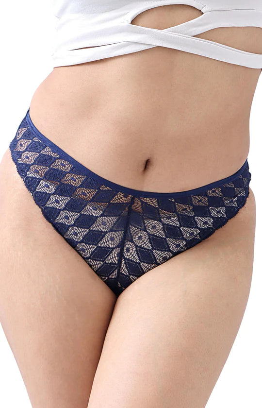 Ladies Navy Brazilian Panty