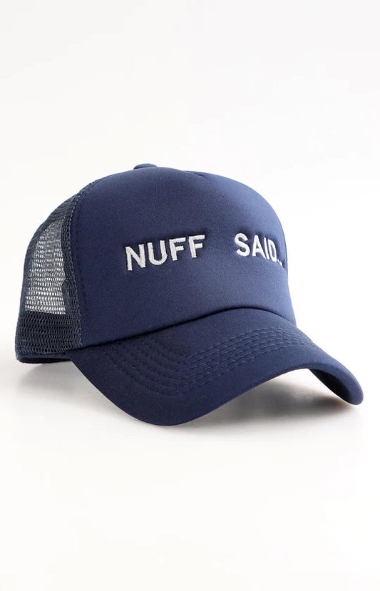 Men Navy Trucker Cap