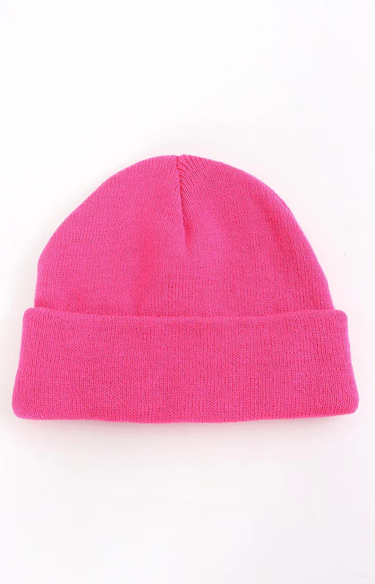 Unisex Pink Beanie