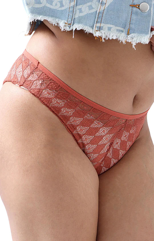 Ladies Rust Brazilian Panty