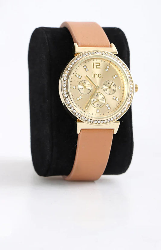 Ladies Tan Watch