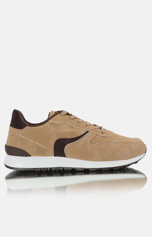 Men's Taupe Casual Sneakers