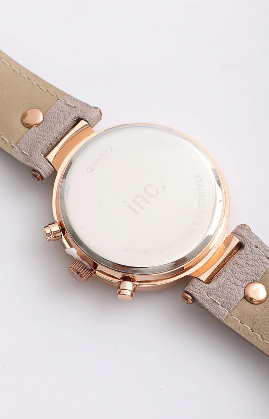 Ladies Taupe Watch